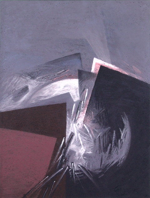 16. Zbigniew Gręziak, Bez tytułu, 1998 r., pastel olejny, papier, 41 x 31 cm., sygnowany